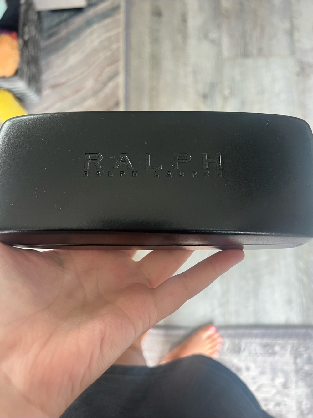 Ralph Lauren Black Hard Sunglasses Case